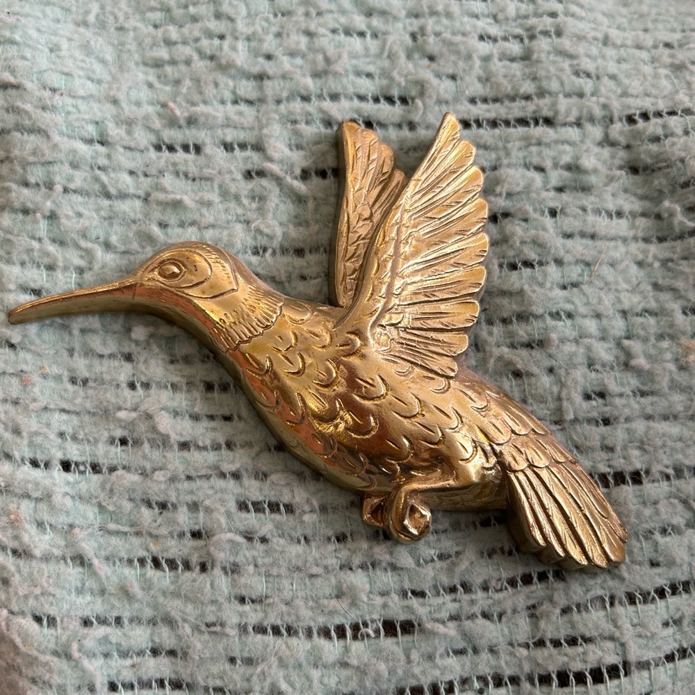 Vintage hummingbird Wall Art